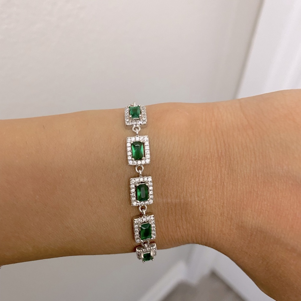 Emerald Bolo Bracelet